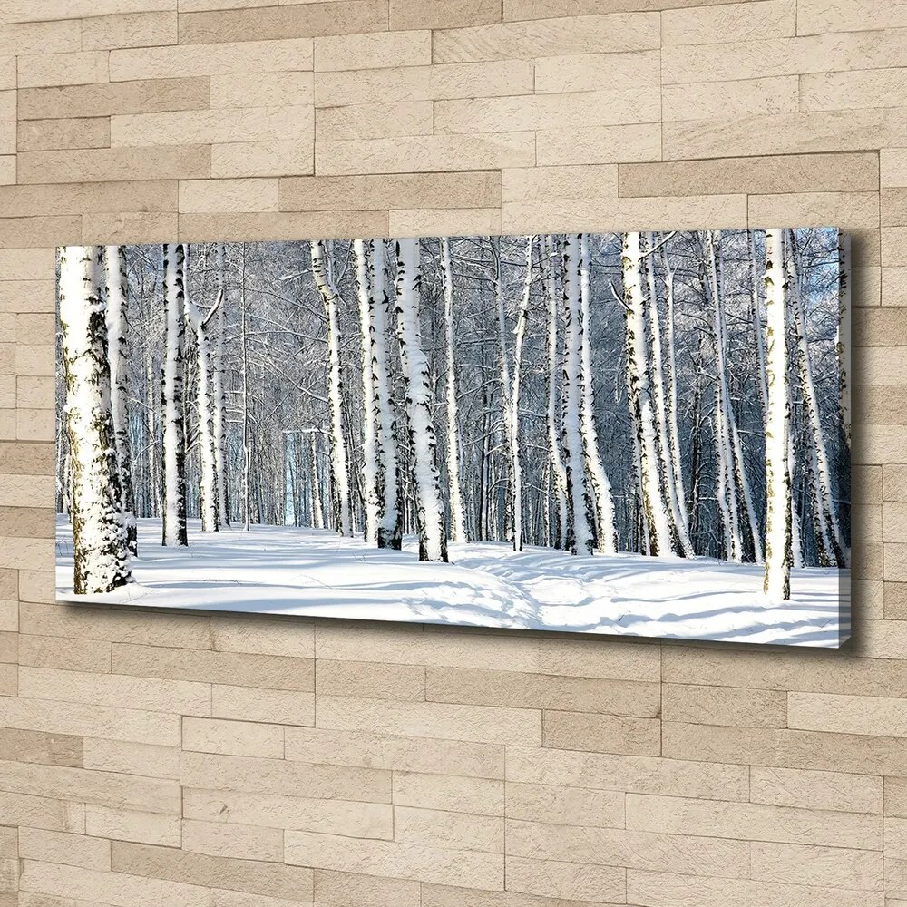 Print pe canvas Pădure în timpul iernii