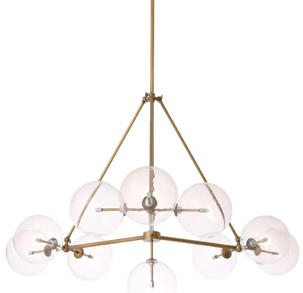 Lustra 10 surse de lumina design LUX Bermude