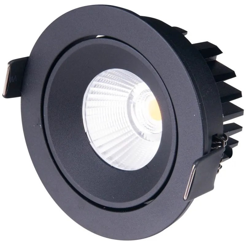 Spot LED incastrabil baie IP65 Cyklop IP65 4000K negru