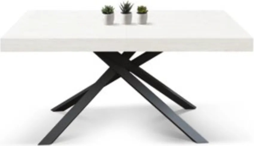 Masă Tifany BLAT ALB FRASIN - ALB - 140 CM / 90 / H 77