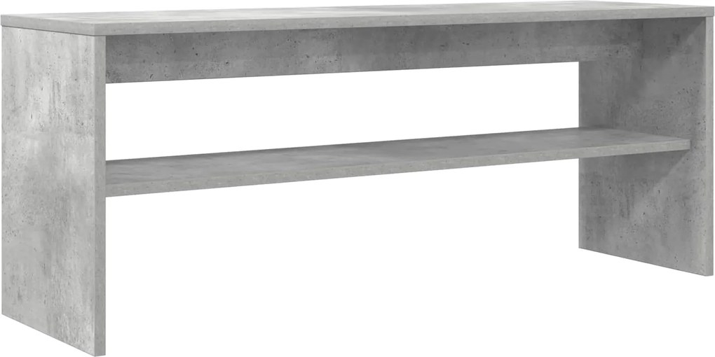 vidaXL Cabinet TV Gri din beton 100 x 30 x 40 cm Lemn compozit