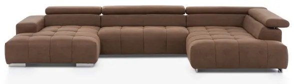 Colțar în formă de U TROPEA, dreapta, maro