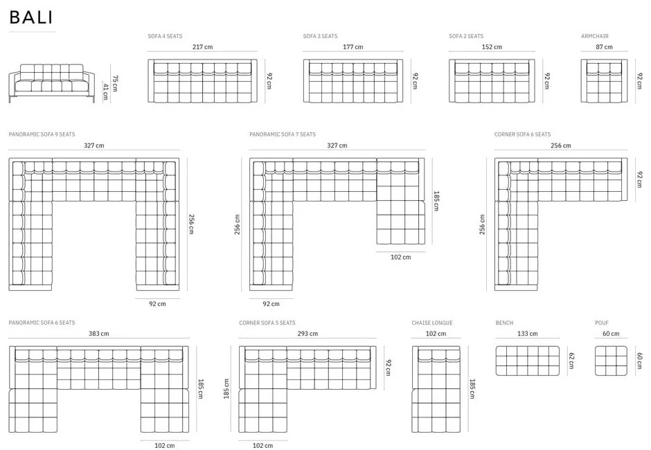 Taburet albastru Bali – Cosmopolitan Design