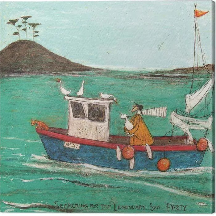 Tablou pe pânză Sam Toft  - Searching for the Legendary Sea Pasty