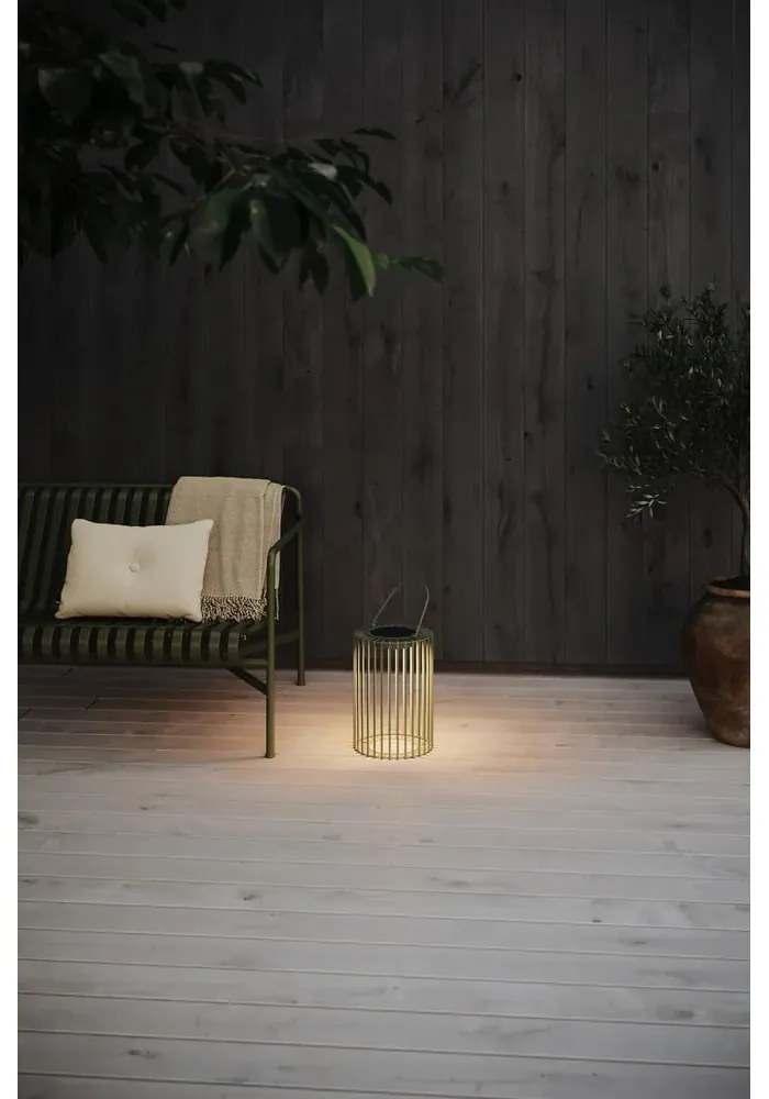 Felinar cu LED verde solar/cu USB (înălțime 54 cm) pentru exterior Cavia – Markslöjd