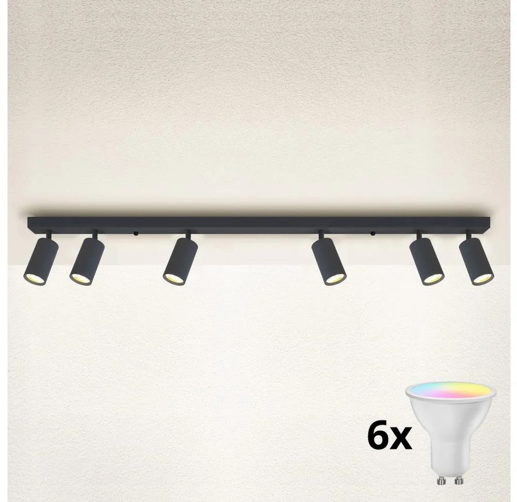 Brilagi - Spot LED dimabil SELE 6xGU10/6,5W/230V antracit