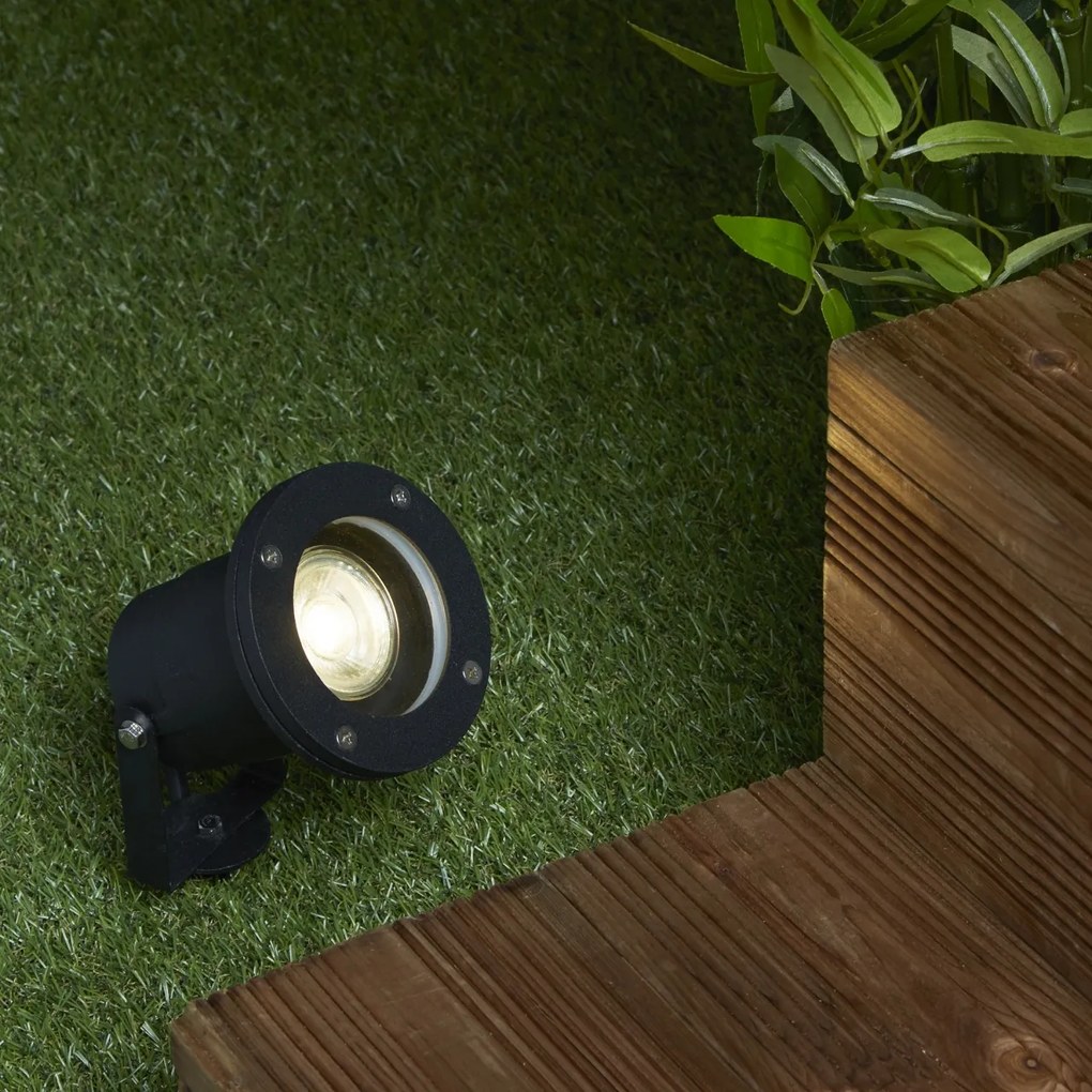 Tarus LED cu Proiector pentru iluminat exterior Outdoor 5001BK-LED SRT