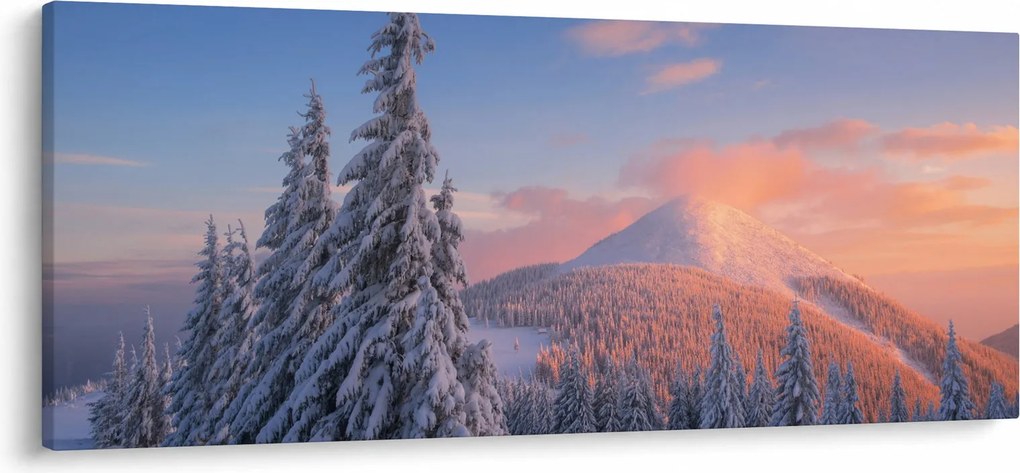 Tablou - Peisaj de iarnă (120x50 cm)