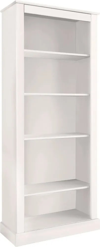 Bibliotecă albă din lemn de pin 181x31 cm Mille – Støraa