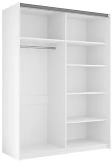 Dulap de haine cu uși culisante Artaman 150 (Alb) (cu oglindă). Promo -17%. 1105684