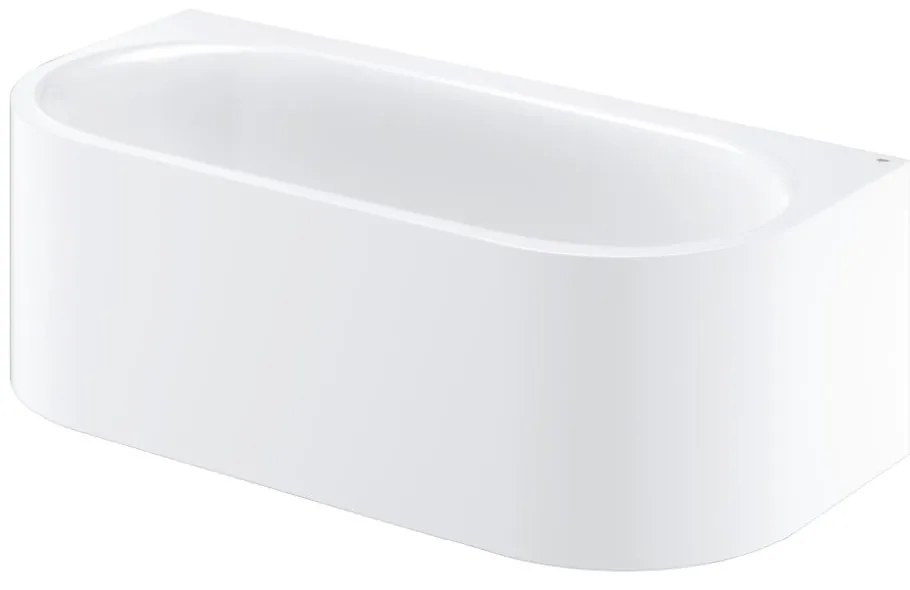 Cada baie freestanding, lipita de perete Grohe Essence, 180x85 cm