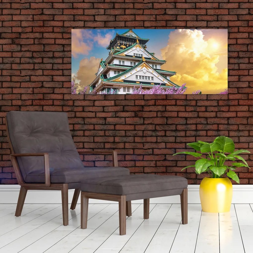 Tablou - Castelul Osaka (120x50 cm)
