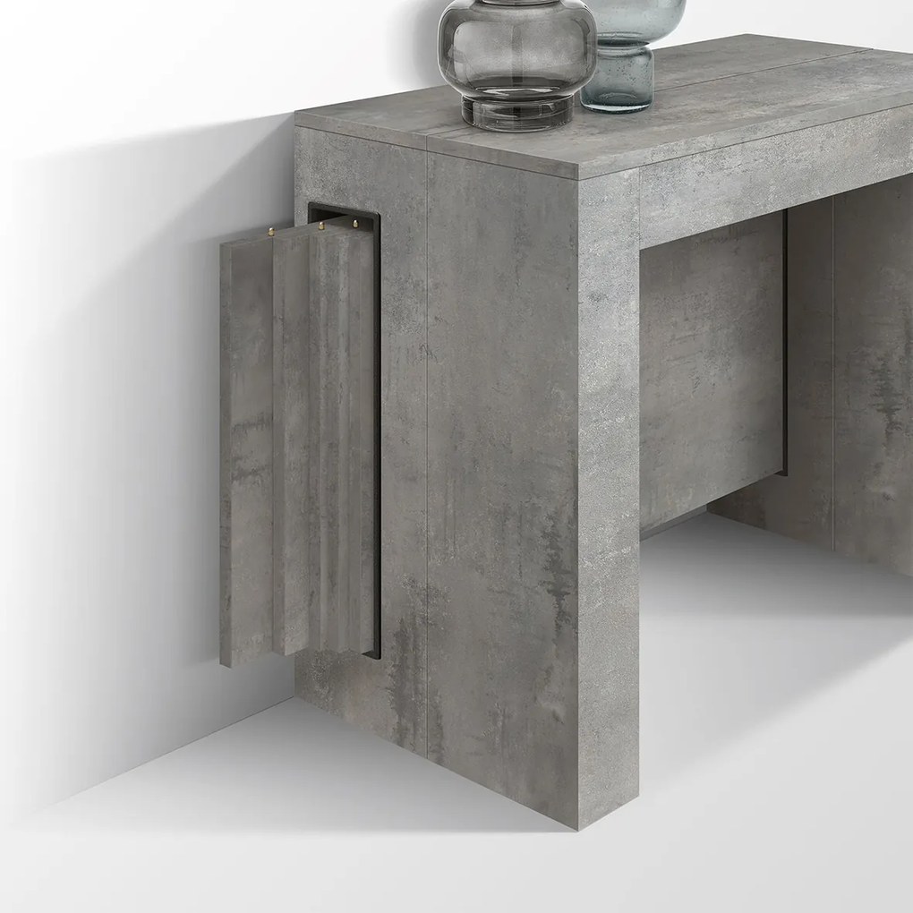 Consola extensibila tip masa Rimini - RUSTIC INTEGRAL - 300 cm/90 cm /76 cm - 12 - Extensibila