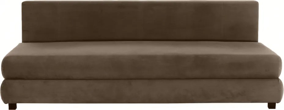 Canapea extensibilă, textil capuccino/bej, CLIV