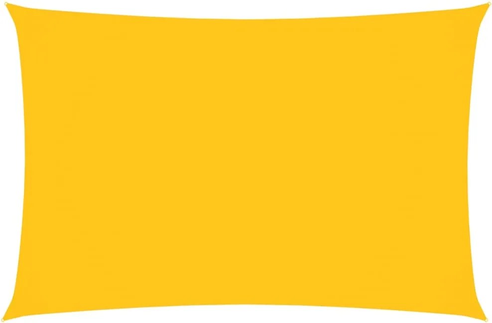 vidaXL Parasolar, galben, 2x4 m, țesătură oxford, dreptunghiular