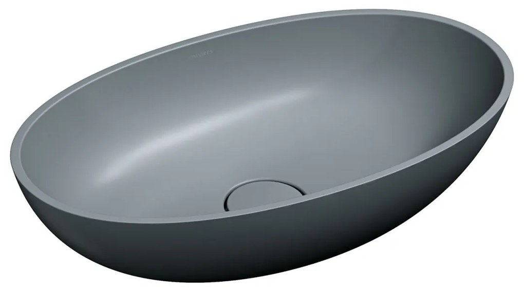 Omnires Shell M+ lavoar 60x35 cm ovale de blat SHELLUNAG