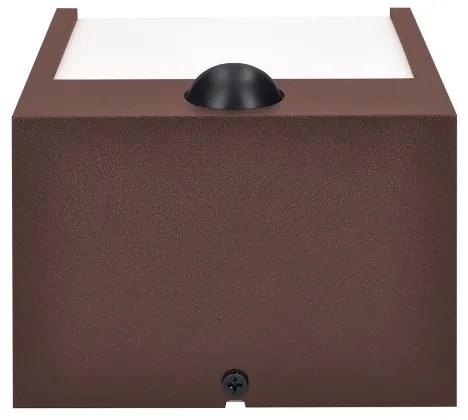 Brilagi-LED Aplică de exterior cu senzor TERNI, LED 12W, 230V, maro, IP44