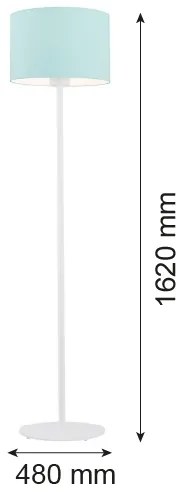 Lampadar MAGIC 1xE27/15W/230V turcoaz/alb Argon 4131