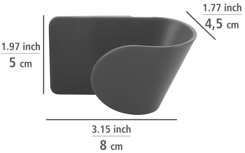 Suporturi de plastic pentru capace în set de 8 - Wenko