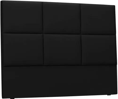 Tăblie tapițată pentru pat THE CLASSIC LIVING Aude, 160 x 120 cm, negru