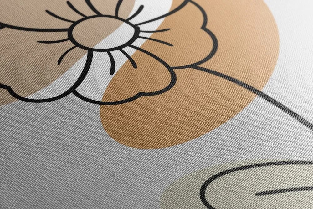 Tablou floare minimalistă No4
