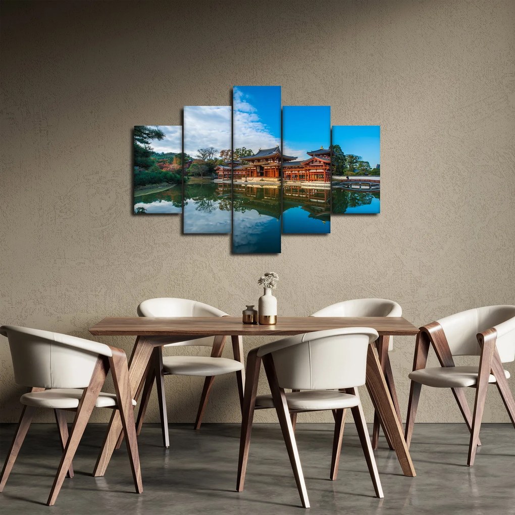 Tablou - Templul Byodo-in, Japonia (150x105 cm)