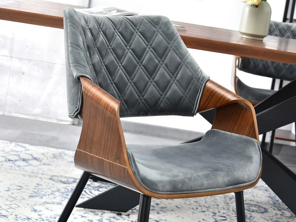 Scaun Rolf K (gri + negru). 1111258