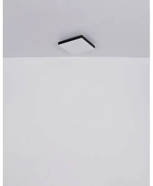Plafonieră LED DORO LED/18W/230V 30x30 cm negru Globo 41594D1