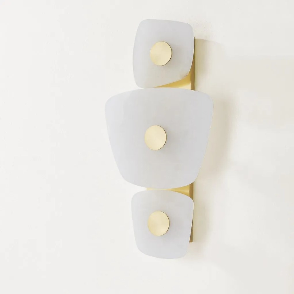Aplica de perete LED design LUX, Alabastru, Holmdel