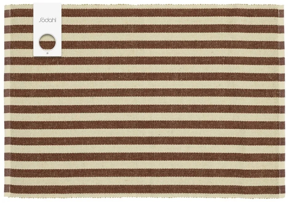 Suporturi pentru farfurii 2 buc. din amestec de iută 33x48 cm Statement Stripe – Södahl