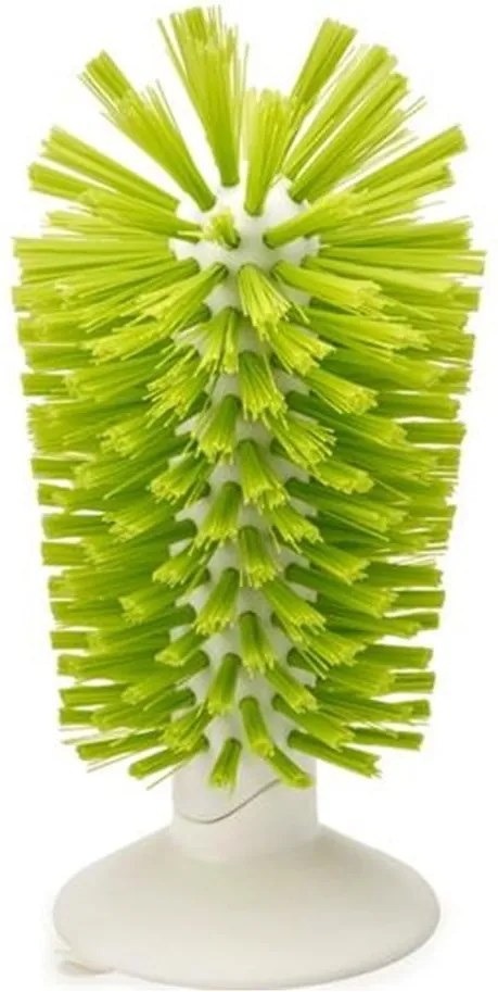 Perie pentru chiuvetă, ci ventuză, Joseph Joseph Brush-up, verde