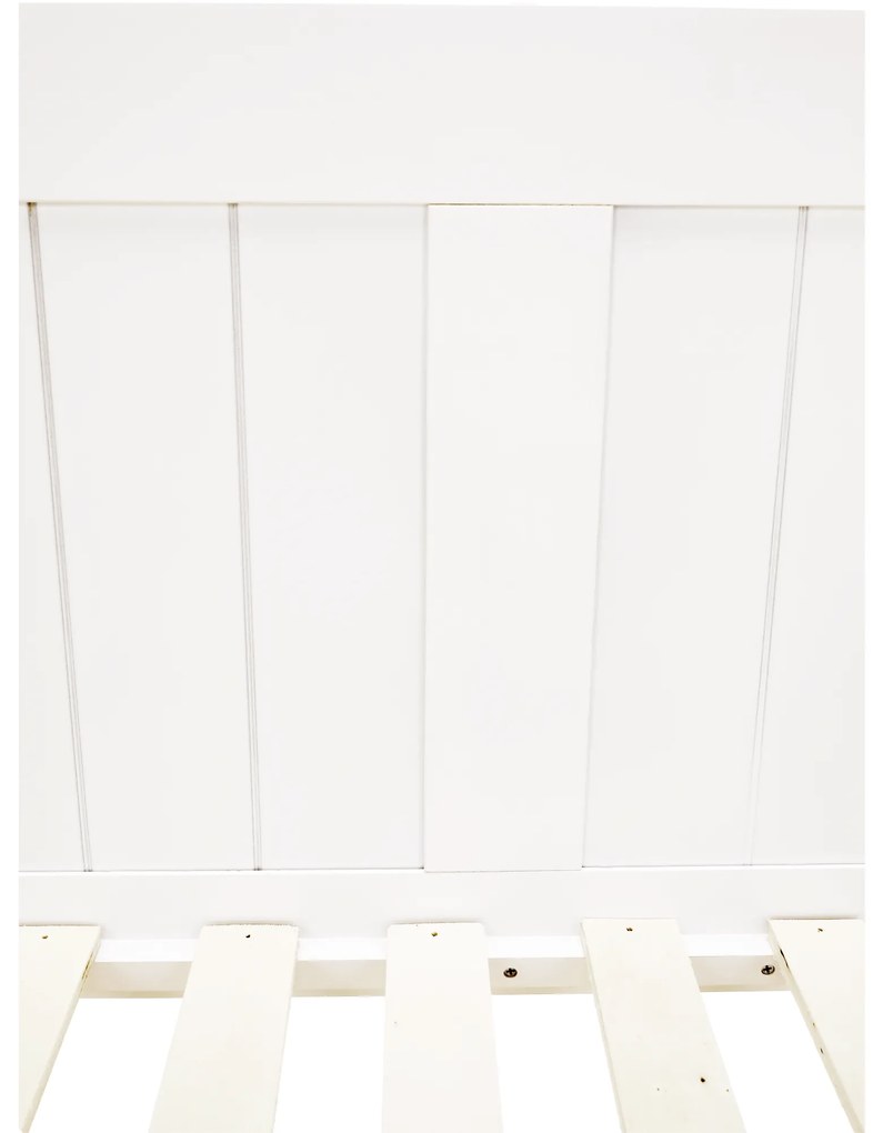 Pat cu pat suplimentar, lemn de pin, alb, 90x200, GLAMIS