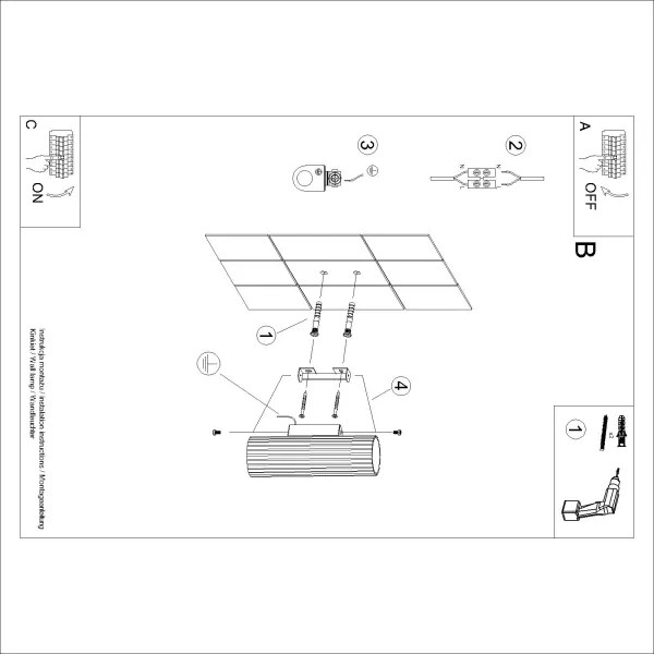 Brilagi - Aplica LED de perete CRESTO, 2x GU10, 10W, 230V, 20 cm, roșie
