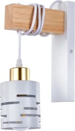 Lampă de perete ELEN 1xE27/35W/230V alb/auriu/maro