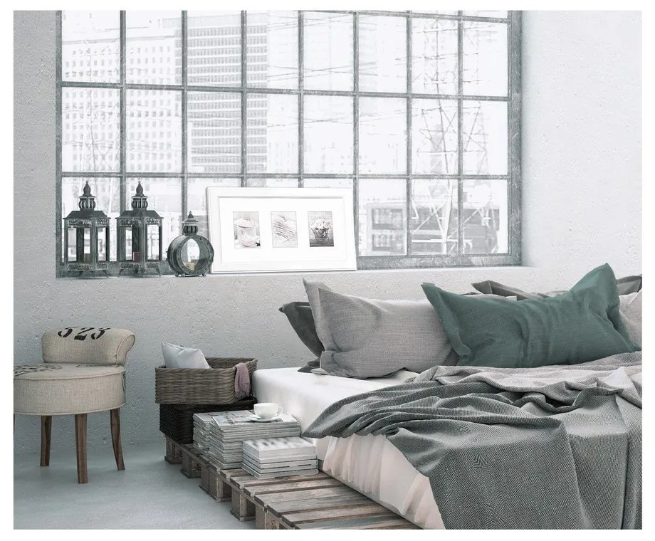 Ramă foto Styler Malmo, 46 x 23 cm, alb