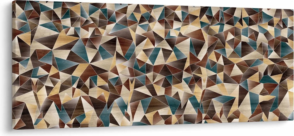 Tablou - Triunghiuri (120x50 cm)