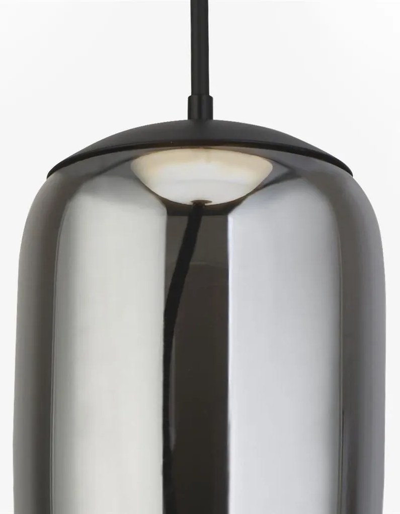 Lustra, Pendul LED design modern minimalist Lisbon fumuriu
