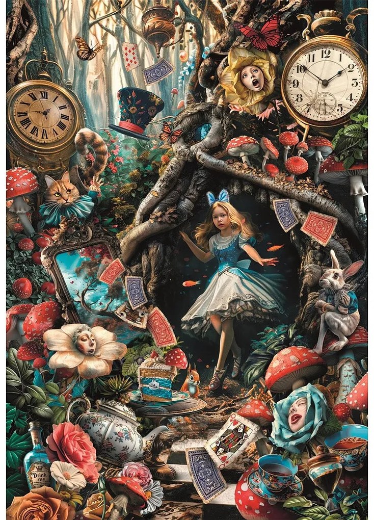 Colorat Another Day Puzzle compact 1000 piese Clementoni Țara Minunilor