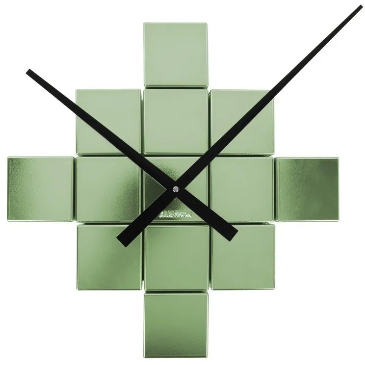Karlsson KA5974DG ceas de perete design, verde,diametru 80 cm