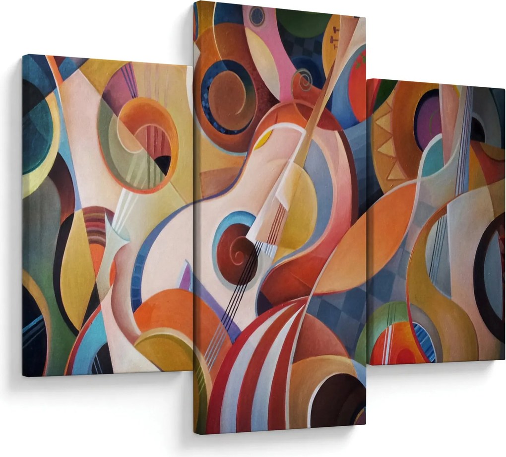 Tablou - Abstract muzical (90x60 cm)