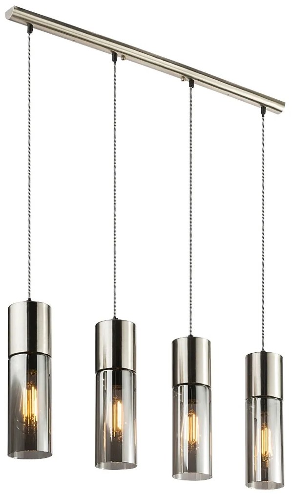 Lustra moderna cu 4 pendule ANNIKA nickel 21000-4HN GL
