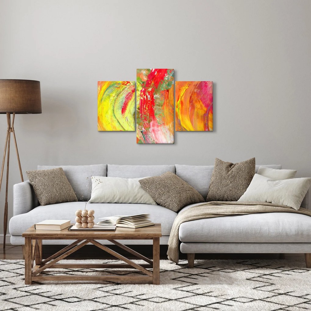 Tablou cu abstracție- pictura (90x60 cm)