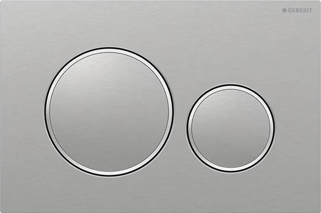 Geberit 115.889.SN.1 - Placă de acționare Sigma20 24,6 x 16,4 cm din oțel inoxidabil