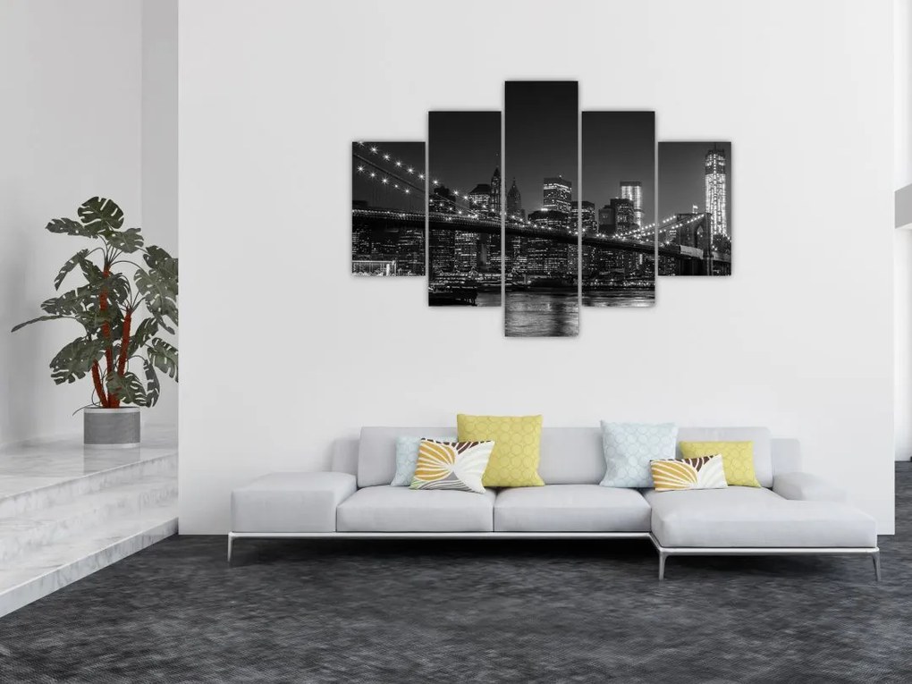 Tablou cu podul Brooklin în New York (150x105 cm)