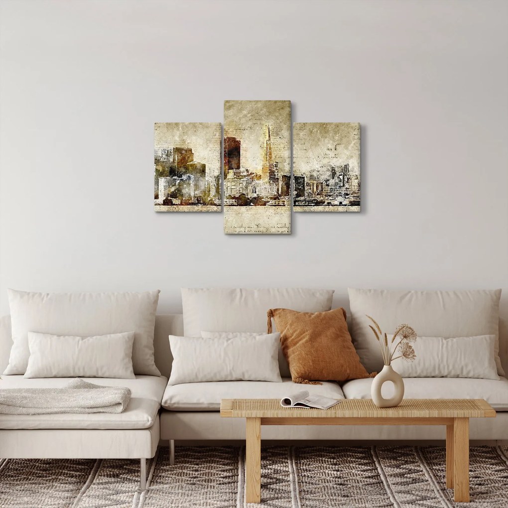 Tablou - Oraș artistic (90x60 cm)