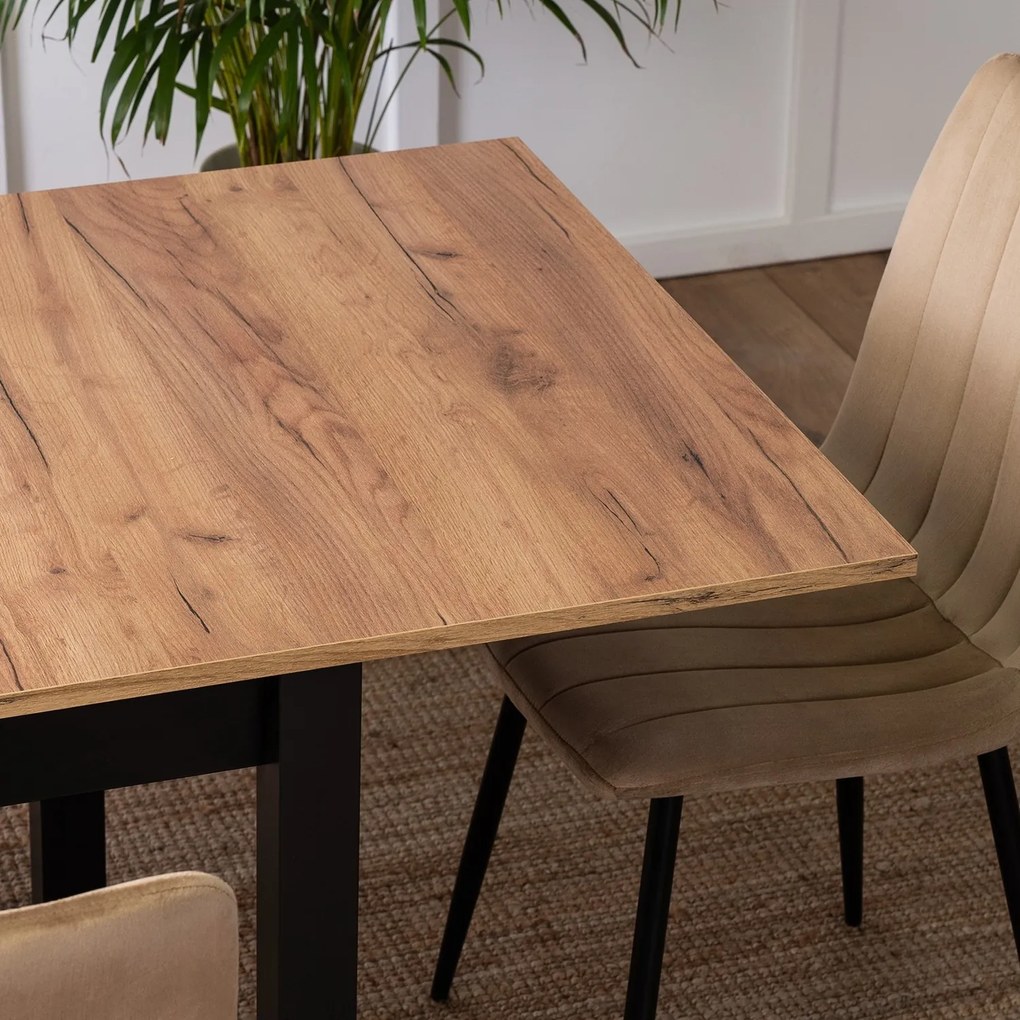 JAKS Masă extensibilă 80 - 160cm Max stejar craft 2/2