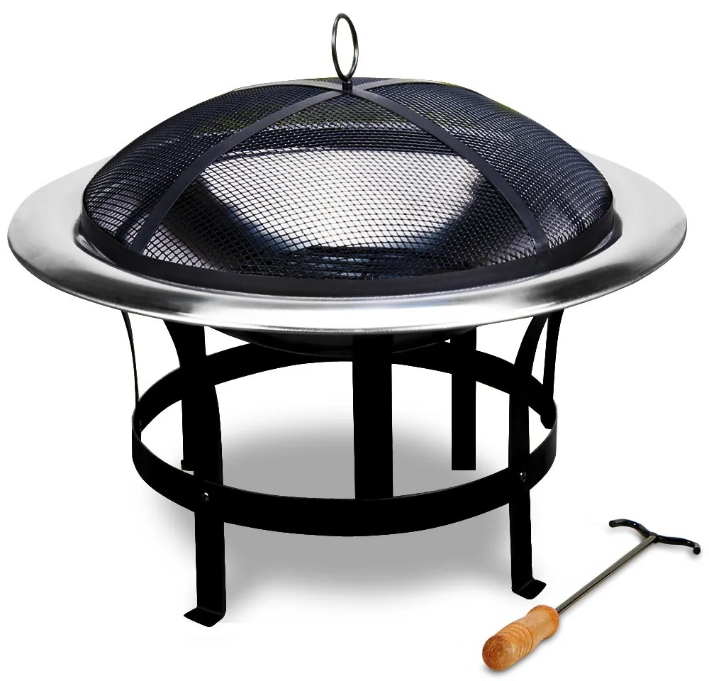 Deuba Semineu din otel inoxidabil Ø75cm