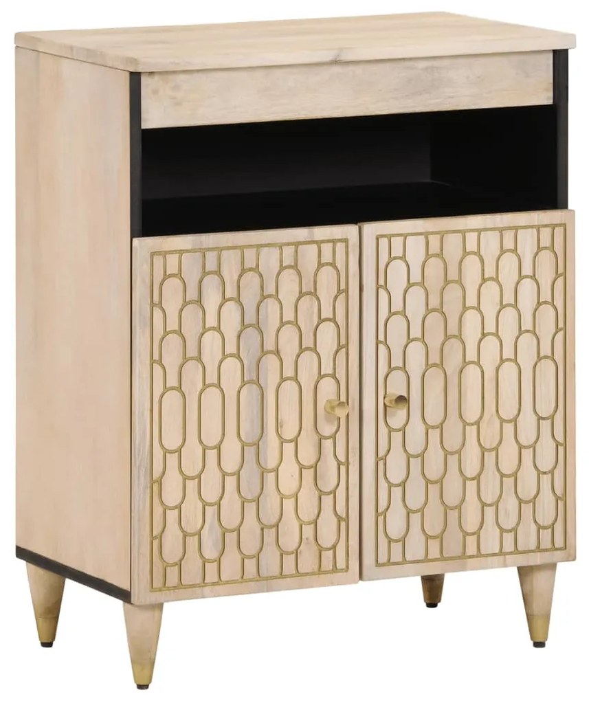 vidaXL Dulap lateral, 60x33x75 cm, lemn masiv de mango