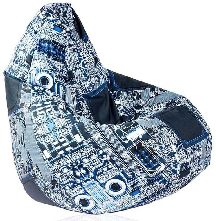 Fotoliu Nirvana Hobbit Pufrelax, Material Impermeabil - Motherboard