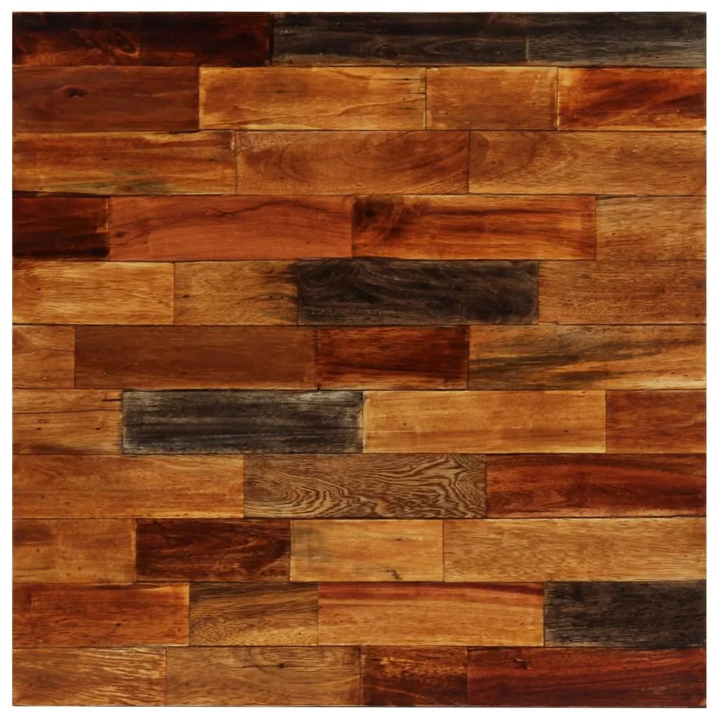 246288 vidaXL Masă de bar, 70 x 70 x 106 cm, lemn masiv reciclat